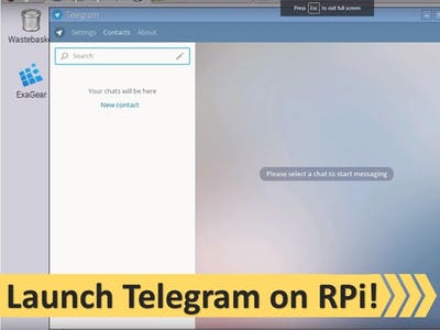 Run Telegram on Raspberry Pi or any ARM device