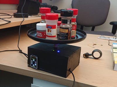 Voice Controlled Spice Rack