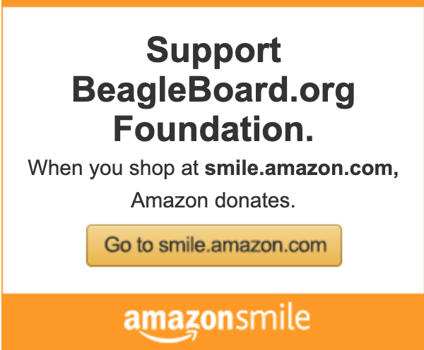 Support BeagleBoard Foundation now on Amazon Smile