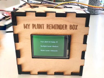 Plant Reminder Box