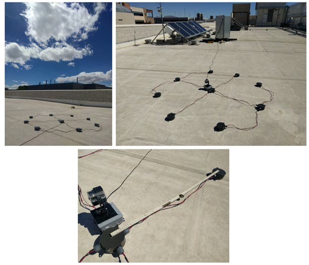 CMV System setup on building rooftop