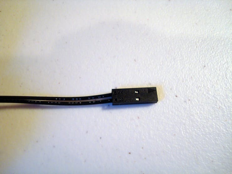 Your finished connector assembly should look like the image above. If so, congratulations!