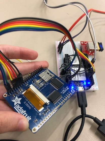 TFT LCD Screen connections to BeagleBoard