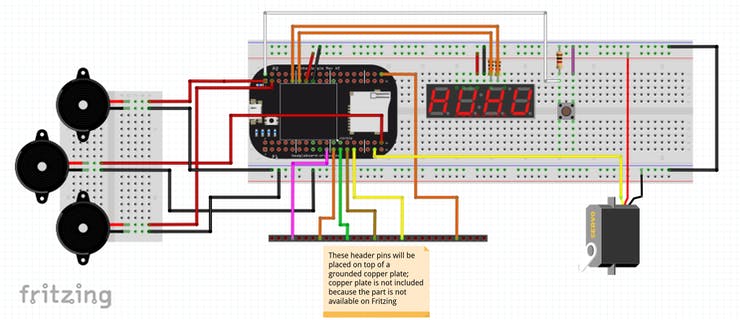 Fritzing Schematic for Music Box